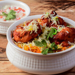 Nonveg Biryani With Raita