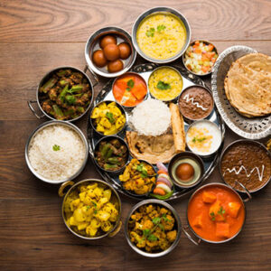 Party Box With Fruit Custard